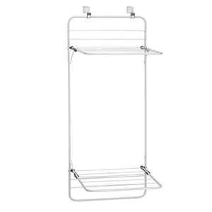 Metal Foldable Wall-Mounted Drying Rack White