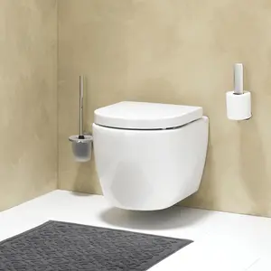 Soft-Close Toilet Seat Memphis Duroplast White