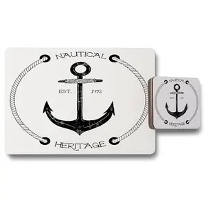 Nautical Anchor (Placemat & Coaster Set) / Default Title