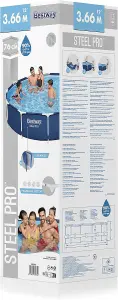 Bestway Steel Pro Round Paddling Pool 12' x 30"