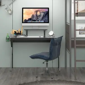 Costway Gaming Desk Ergonomic Shaped Computer Table K-Shaped