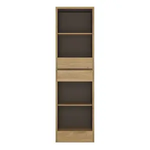 Shetland Tall Narrow 3 Drawer bookcase