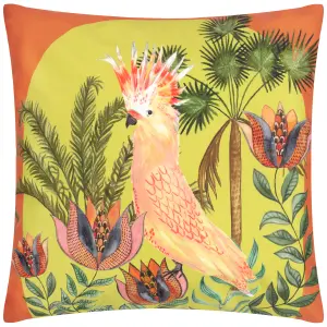 Wylder Tropics Cockatoo Tropical Polyester Filled Outdoor Cushion