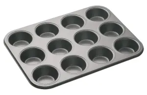 MasterClass Non-Stick 12 Hole Deep Baking Pan