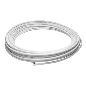 Speedfit White Plastic Push-fit Layflat pipe (L)50m (Dia)15mm