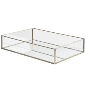 Beliani Glam Tray GRENOBLE Mirrored Silver