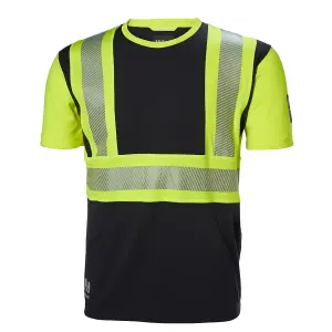 Helly Hansen Workwear ICU T-Shirt (Yellow/Black)  (Medium)