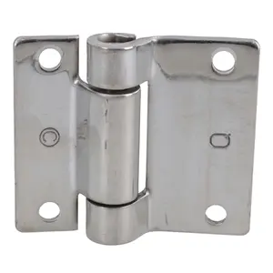 Stainless Steel Hinge Heavy Duty 65x73mm Industrial Door Hatch Locker 2PK