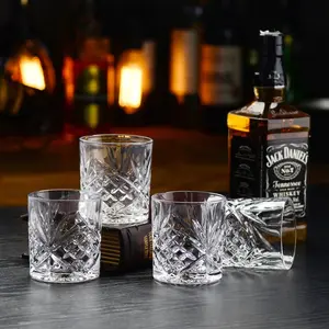 300ml Crystal Whiskey Glass Set (Set of 4)