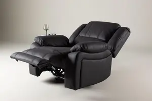 Singapore Recliner Armchair,Black