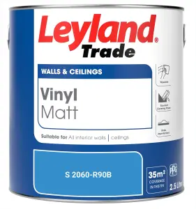 Leyland Trade Vinyl Matt Walls & Ceilings Emulsion Paint (S 2060-R90B) 2.5L