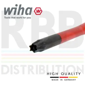 Wiha Screwdriver Torx SlimFix T15 Head 1000v VDE Electrician SoftFinish 36537