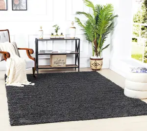 LILLY High Pile Shaggy Area Rug 200 x 290 cm