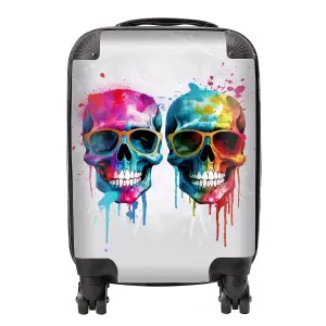 Splashart Happy Skeletons Suitcase - Small