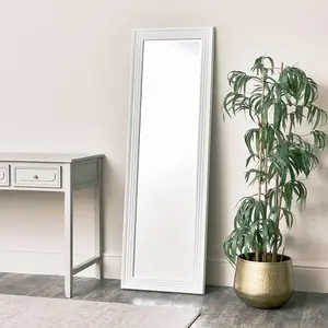 Melody Maison Tall White Full Length Mirror 52 x 160cm