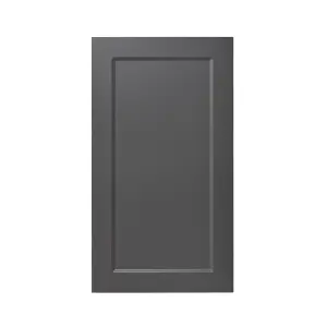 GoodHome Artemisia Matt graphite Classic shaker Tall wall Cabinet door (W)500mm (H)895mm (T)18mm