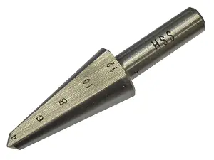 Faithfull  HSS Taper Drill Bit 4-12mm FAITD412