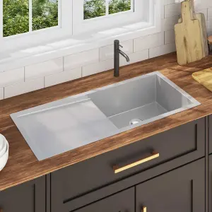 vidaXL Handmade Kitchen Sink Stainless Steel