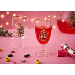 Christmas Tree Goblets (Set of 4)