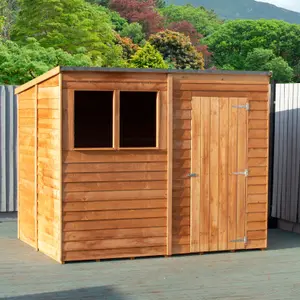 Shire 8x6 Overlap Pent Shed with Window