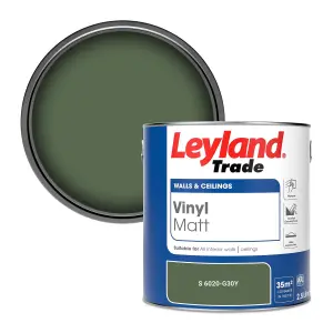 Leyland Trade Vinyl Matt Walls & Ceilings Emulsion Paint (S 6020-G30Y) 2.5L