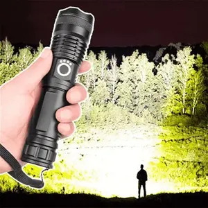 90000 Lumens Xhp50.2 Most Powerful Flashlight XHP50 FLASHLIGHT+CHARGER+USB CABLE+26650 BATTERY