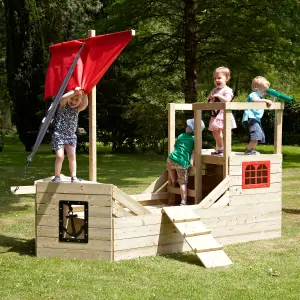 TP Pirate Galleon Wooden Playhouse - FSC certified