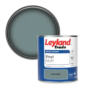 Leyland Trade Vinyl Matt Walls & Ceilings Emulsion Paint (S 5010-B50G) 1L