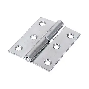 TIMCO Lift Off Hinges (457) Right Hand Steel Silver - 75 x 62