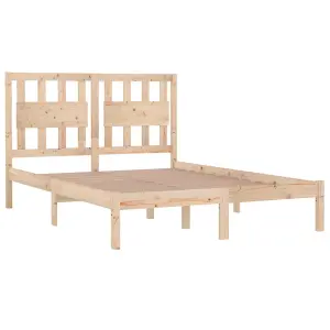 Berkfield Bed Frame Solid Wood Pine 180x200 cm 6FT Super King