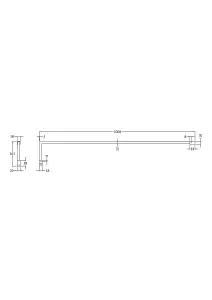 Wetroom Accessories Screen Support Bar Kit - Chrome