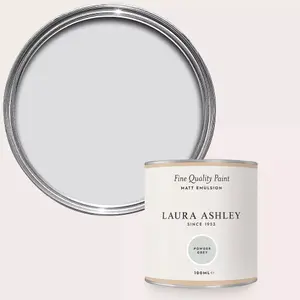 Laura Ashley Powder Grey Matt Emulsion Paint Sample