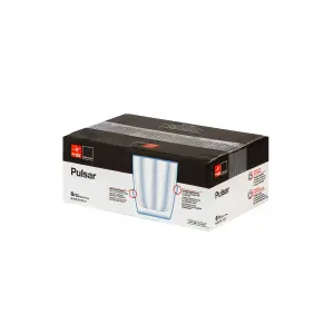 Bormioli Rocco - Pulsar Water Glasses - 300ml - Blue - Pack of 6