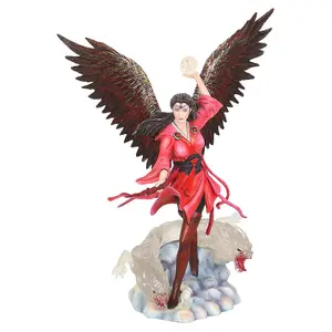 Anne Stokes Air Elemental Sorceress Collectable Figurine Red/Brown/White (One Size)