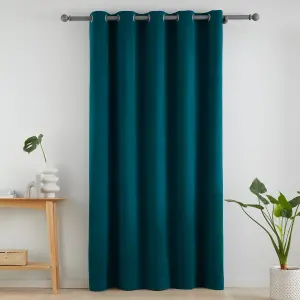 Catherine Lansfield Wilson Blackout Thermal 117x213cm Door Panel Green