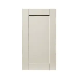 GoodHome Verbena Painted natural ash Matt cashmere Shaker Highline Cabinet door (W)450mm (H)715mm (T)20mm