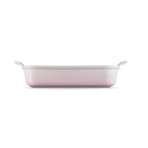 Le Creuset Stoneware Heritage Rectangular Dish Shell Pink / 32cm