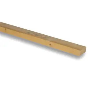 PACK OF 10(Total 10 Units)-47mm x 100mm (4x2")(45mm x 95mm Finish) C24 Kiln Dried Regularised Timber Carcassing-1.2m Length