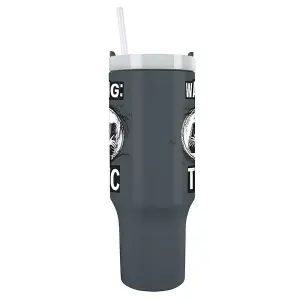 Wednesday Warning Toxic 1.2L Travel Mug Grey/Black/White (One Size)