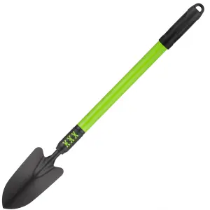 Hardys Telescopic Garden Trowel - Long Handled, Rubberised Ergonomic Grip, Simple Twist Extend Action, Steel Alloy - 66cm / 94cm