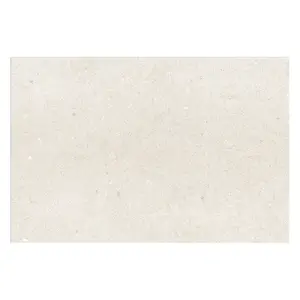 Azure Matt White Concrete Effect Porcelain Outdoor Tile - Pack of 40, 21.6m² - (L)900x(W)600