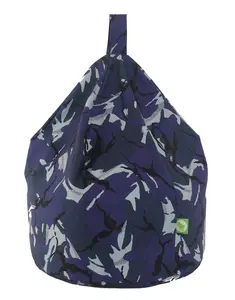 Cotton Blue Urban Camo Bean Bag Large Size