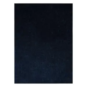 Carpet VISCO dark blue 10 plush, IMITATION OF RABBIT FUR 160x220 cm