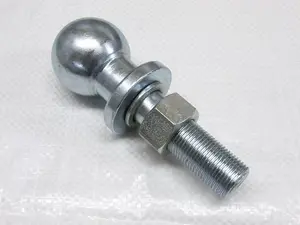 50MM Tow Ball Pin 3" Short Shank 22MM Thread (7/8" 1.25 Ton Tractor ATV Quad Trailer Hitch)