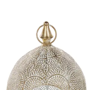 Metal Candle Lantern 33 cm Gold LAESO