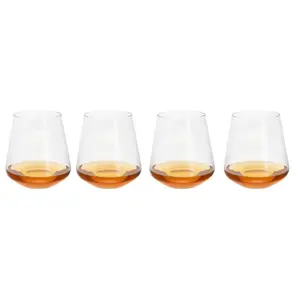 Dartington Crystal Cheers! Tumbler Glass Set (Set of 4)