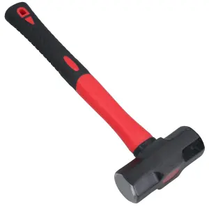 3lb Lump Hammer / Mini Sledge Hammer Mallet Fiberglass Handle