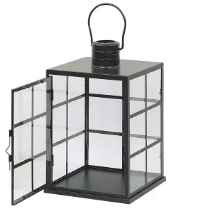 Beliani Scandinavian Lantern BINTAN Metal Black