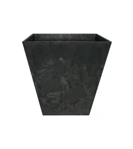 Pot Ella Black Outdoor Planter H29Cm D30Cm