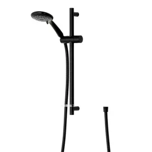 Triton Amala Matt Black Brass effect Manual Electric Shower, 9.5kW